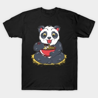 Panda eating Ramen T-Shirt